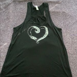 Octopus heart tank top